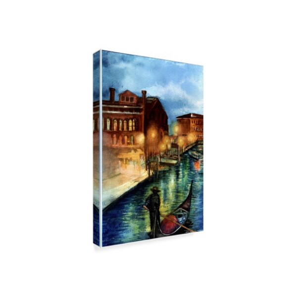 Sher Sester 'Venice Evening' Canvas Art,30x47